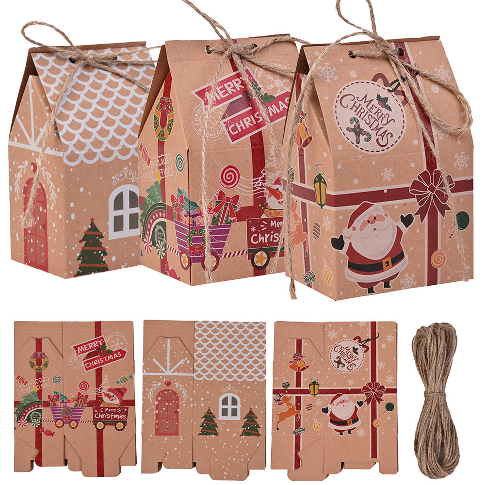 Christmas House Shaped Gift Boxes