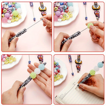 Plastic Bead Pen DIY Set