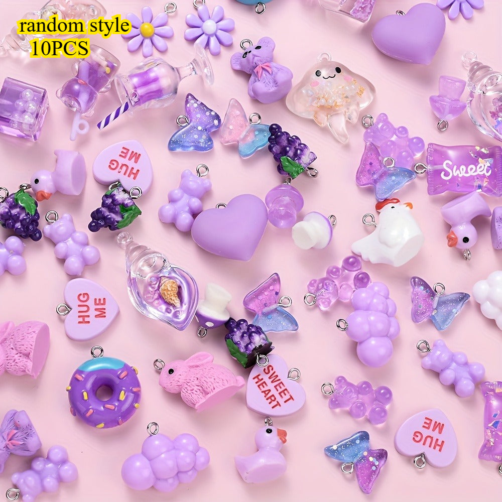 Y2K Resin Flower & Charm Beads