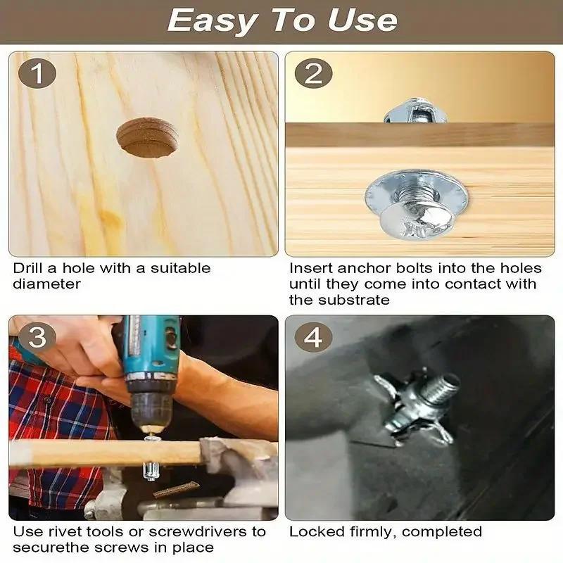 Silvery Screws and Bolts Assortment Kit