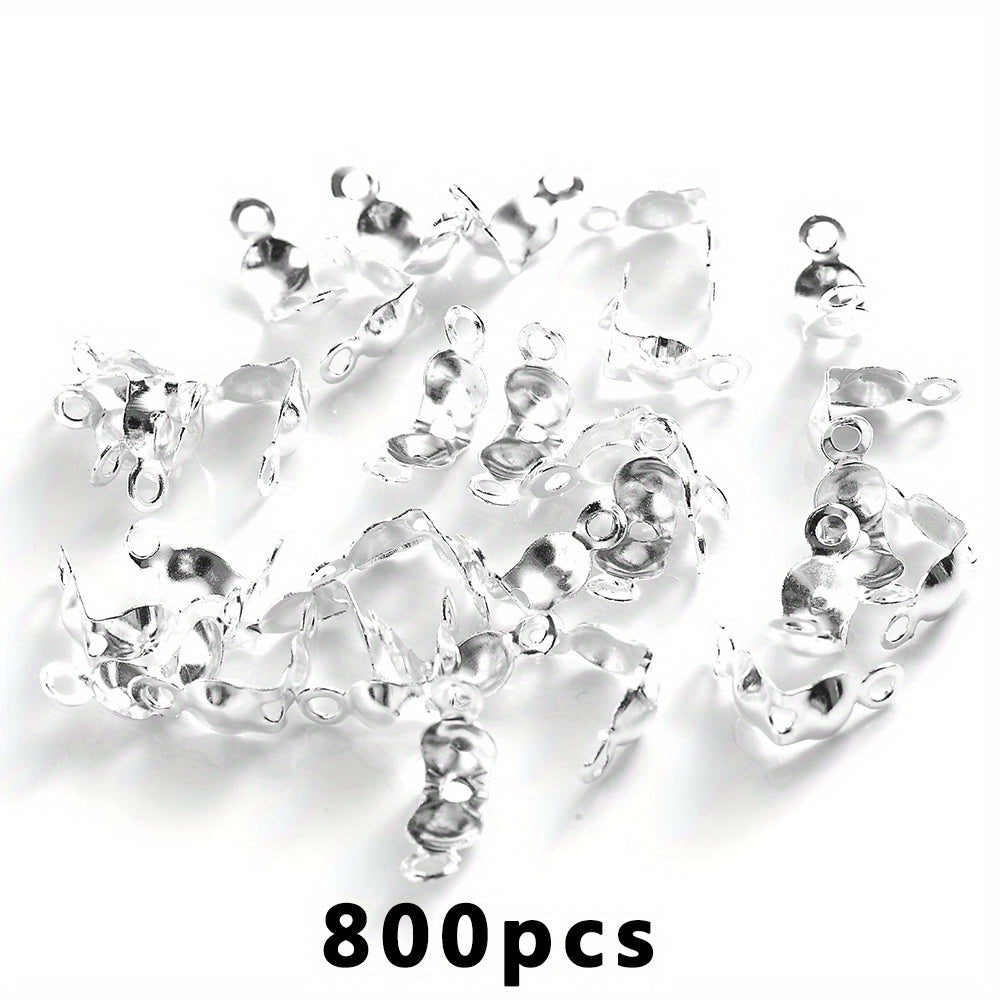 800-Piece Crimp Bead Calotte Knot Covers