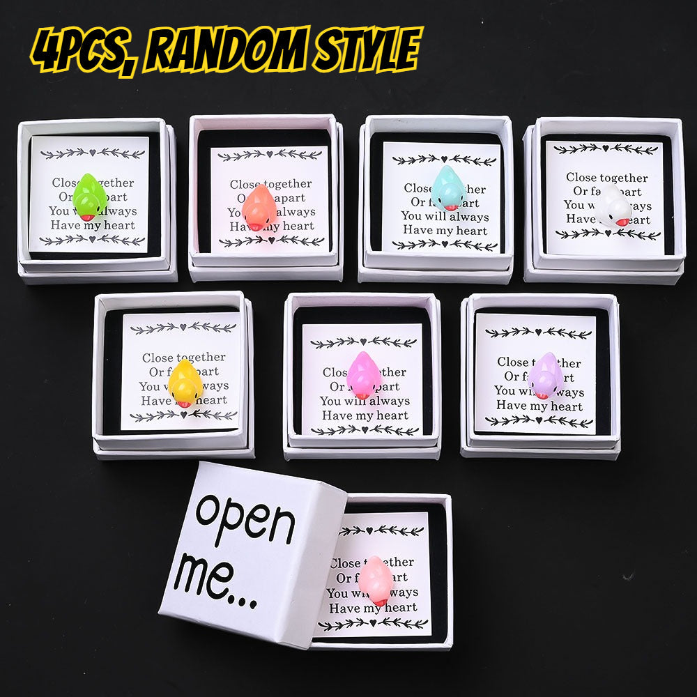 I Love You “Open Me” Surprise Resin Animal Gift Box