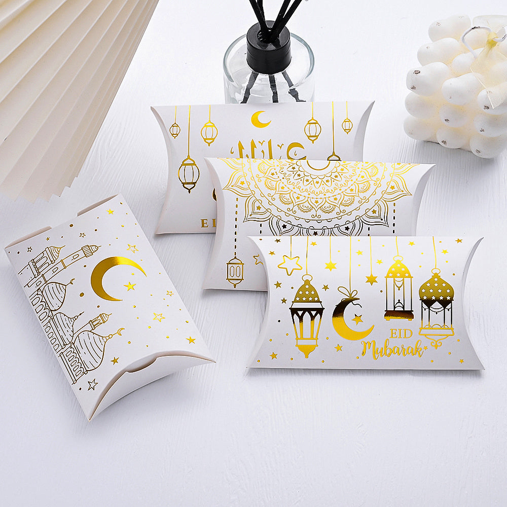 Eid Mubarak Pillow Gift Boxes