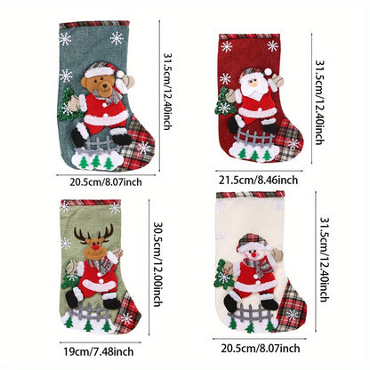 1-Piece Classic Christmas Stocking