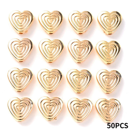 CCB Heart Spacer Beads