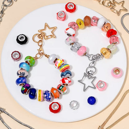 Star Beadable Keychain Set