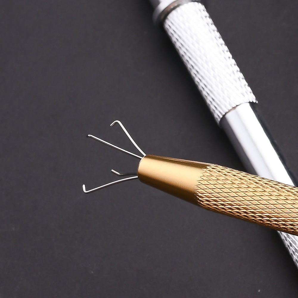 12cm Alloy Four-Claw Bead Pickup Tool