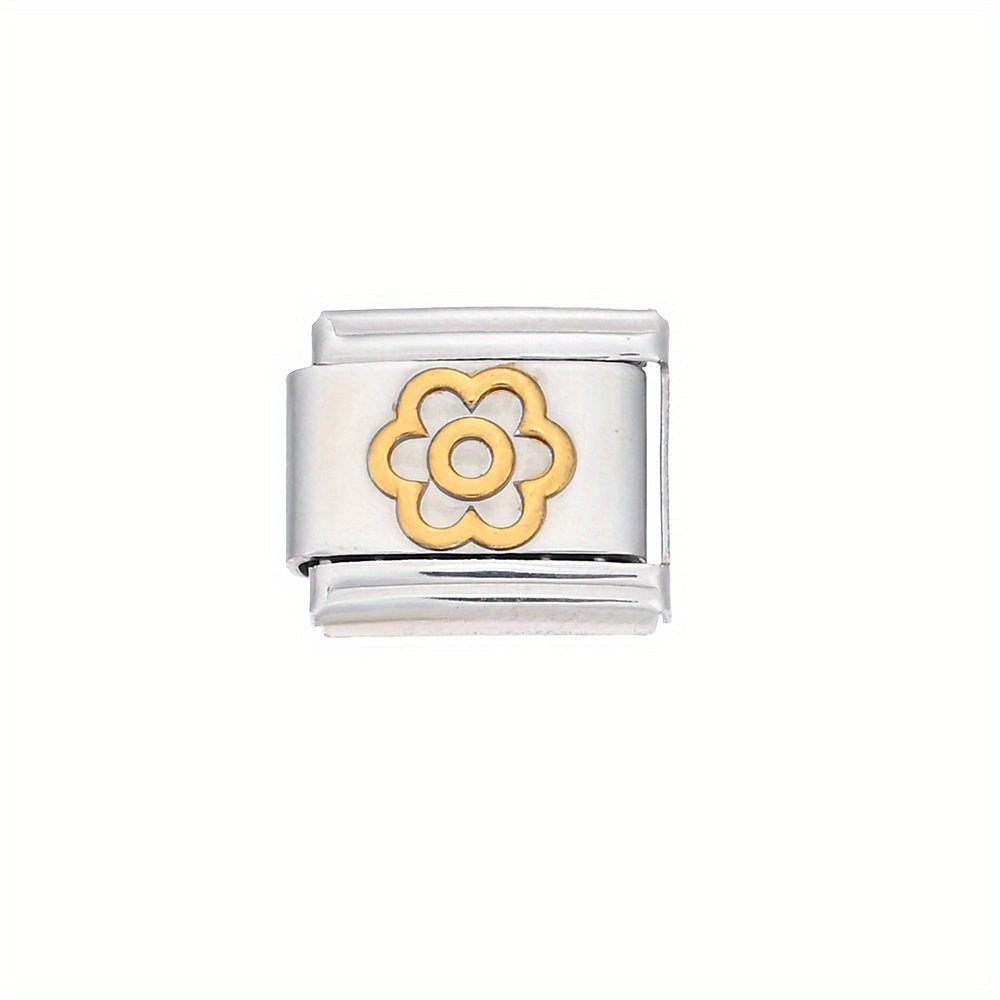 Flower Alloy Bracelet Module