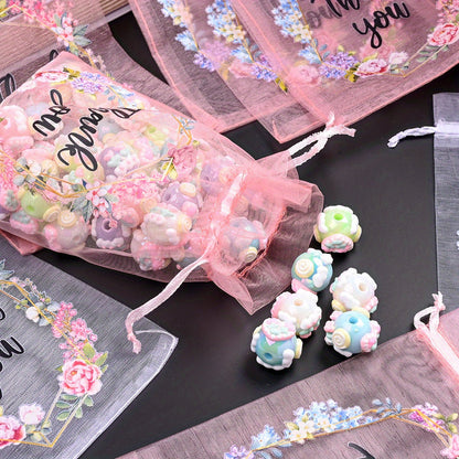 Bead Drawstring Bags