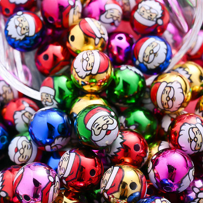 Santa Acrylic Beads