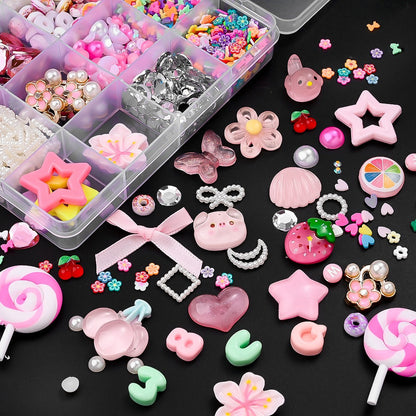 Pink Series Resin Patch Decorative Craft Set