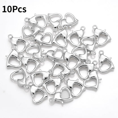 Heart Alloy Lobster Clasps