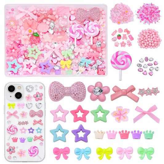 Pink Series Resin Patch Decorative Craft Set
