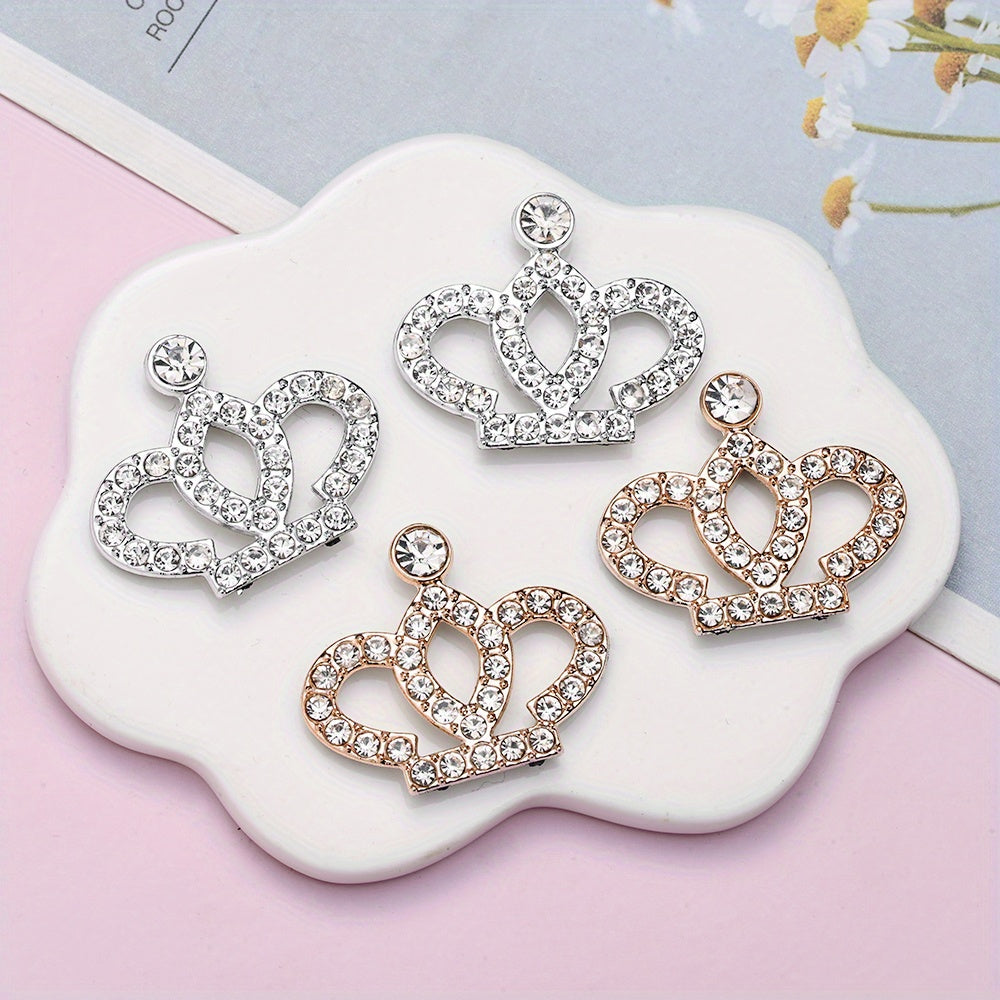 Rhinestone Crown Patches