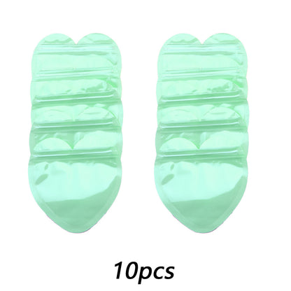 10PCS 3.94-Inch Heart-Shaped Transparent Jewelry Gift Bags
