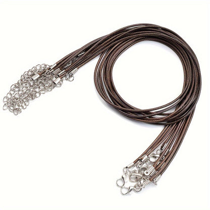Waxed Leather Necklace Cord