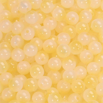 Mixed Color Imitation Jade Acrylic Beads