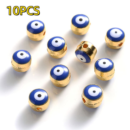 Devil's Eye Alloy Spacer Beads