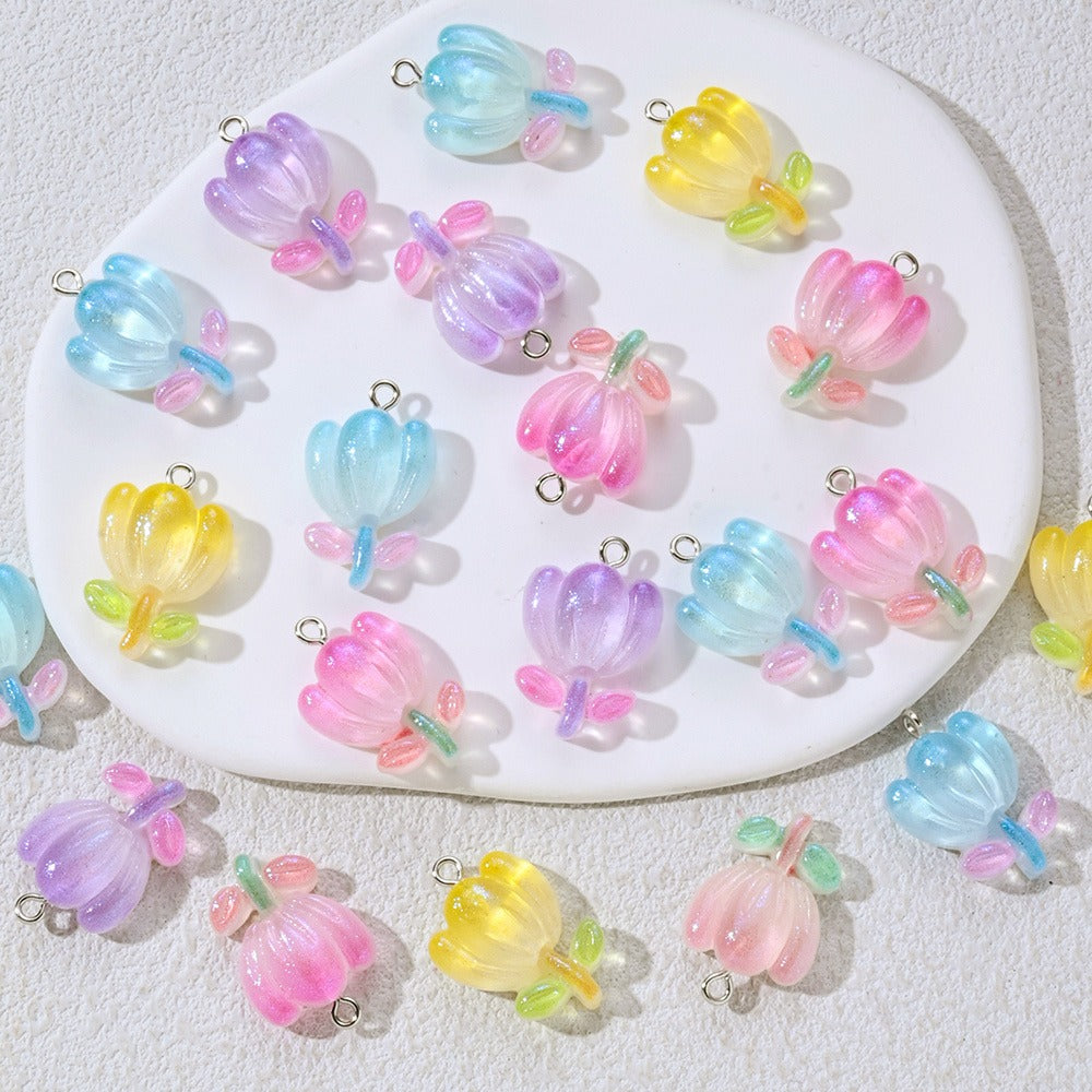 3D Resin Tulip Charms