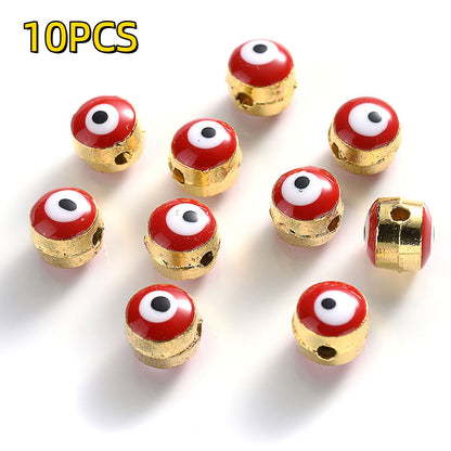 Devil's Eye Alloy Spacer Beads
