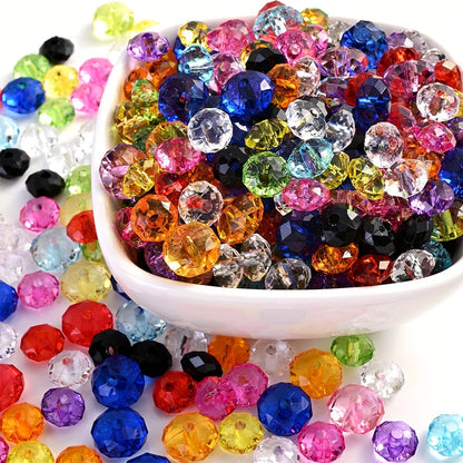 Acrylic Flat Spacer Beads