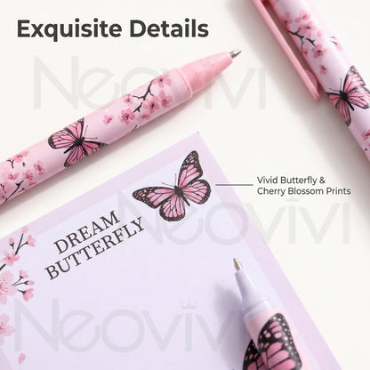 Butterfly Theme Writing Supplies Set
