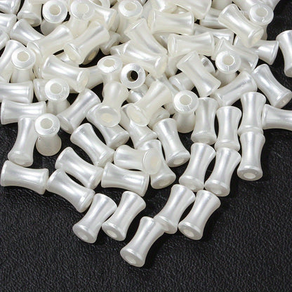 200PCS Mini Bamboo Joint Acrylic Imitation Pearl Spacer Beads