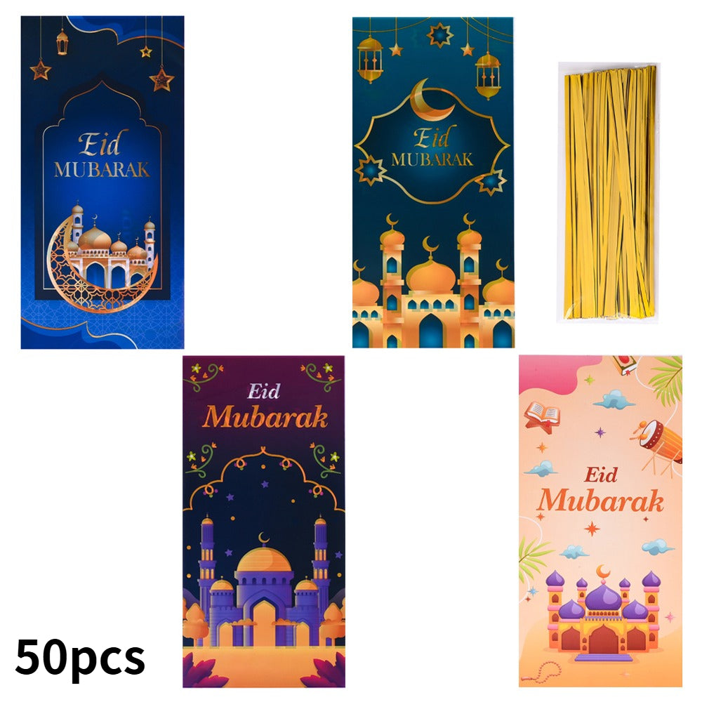 50-Piece 13x27.5 cm OPP Gift Bags