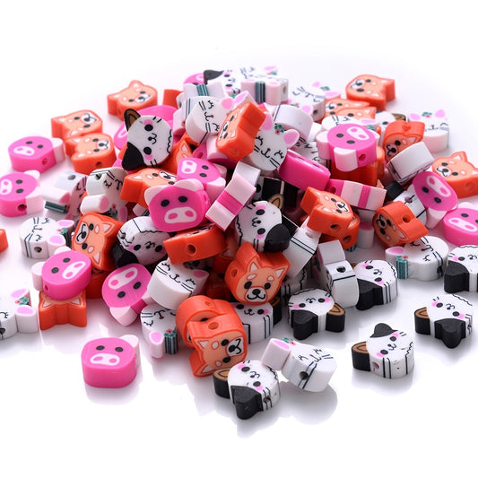 Animal Polymer Clay Beads