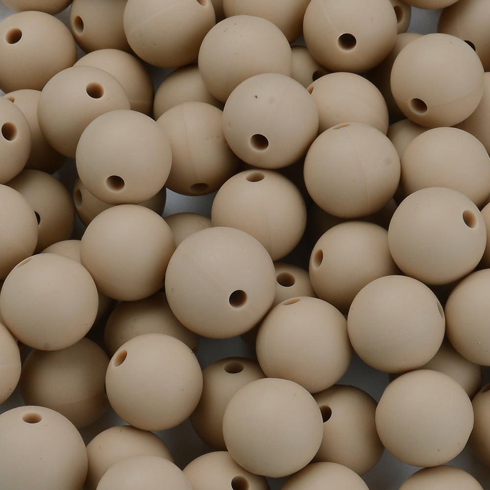 12 mm Round Silicone Beads