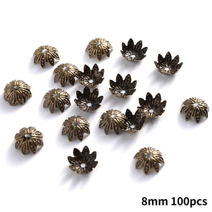 Lotus Metal Bead Caps