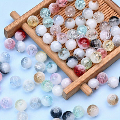 Milk Cap Glass Beads