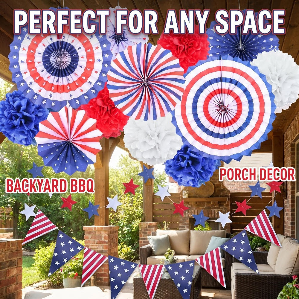 Independence Day Party Decoration Set