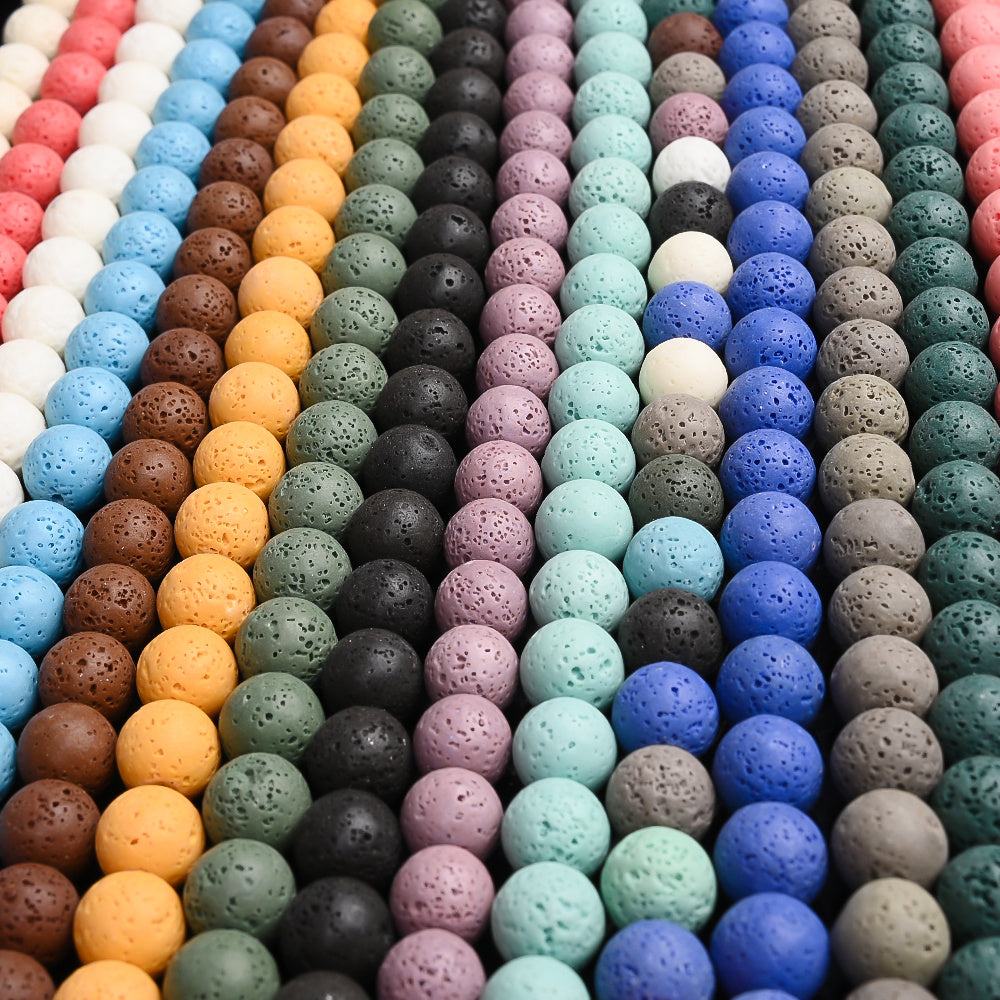 Round Stone Beads