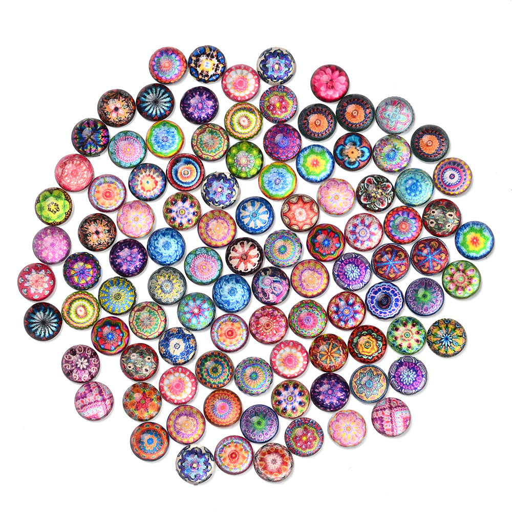 Abstract Art Glass Cabochons