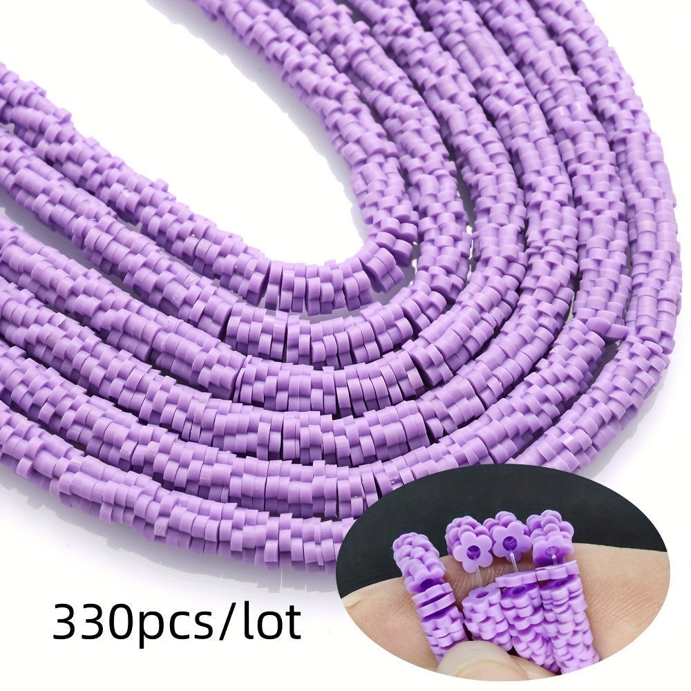 Flower Shape Polymer Clay Bead