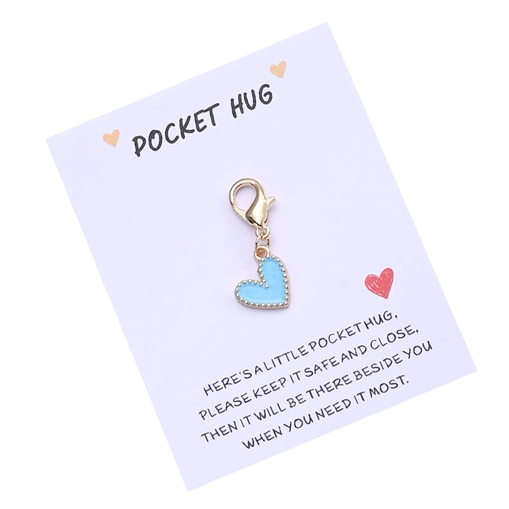 Heart Keychain with Thank You Card