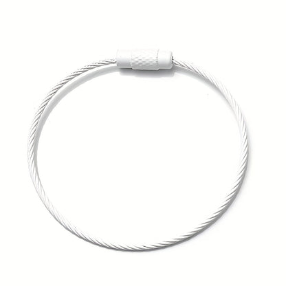 Large Round Stainless Steel Key Rings