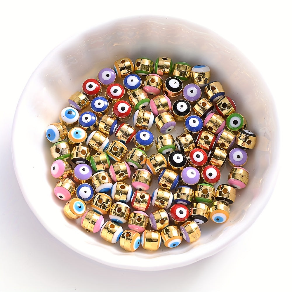 Devil's Eye Alloy Spacer Beads