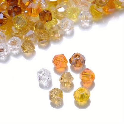 AB Multicolor Diamond Faux Crystal Beads