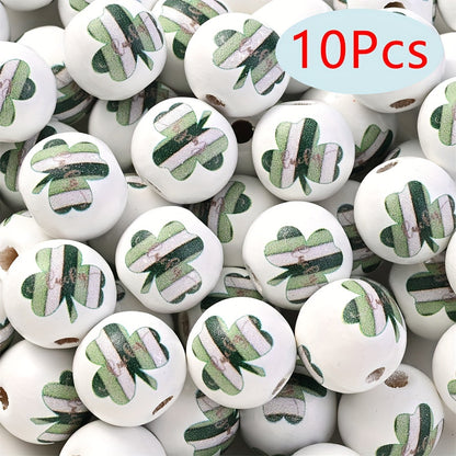 St. Patrick’s Day Wooden Beads