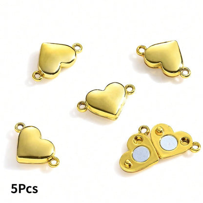 Heart-Shaped Alloy Magnetic Clasps