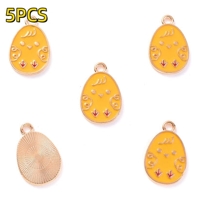 Easter Egg Alloy Pendants