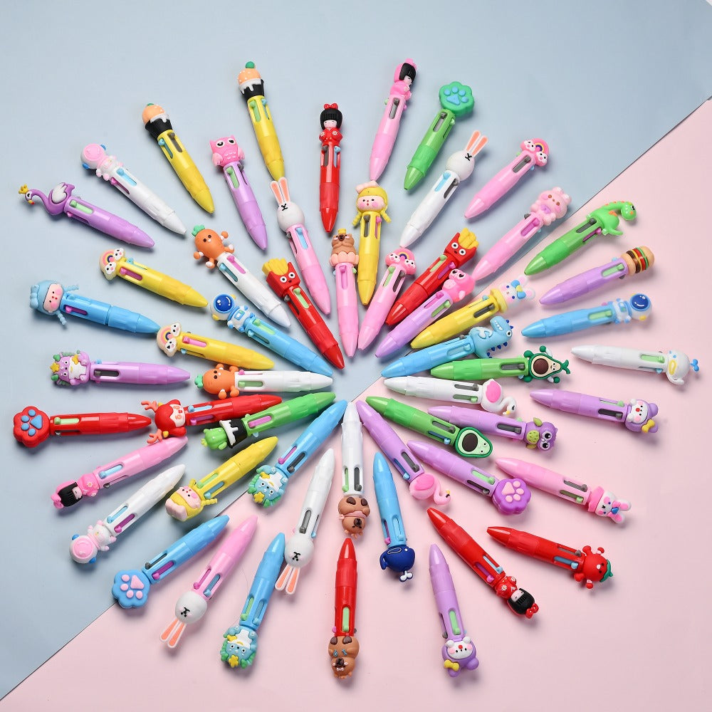 Cartoon Animal Retractable Ballpoint Pens
