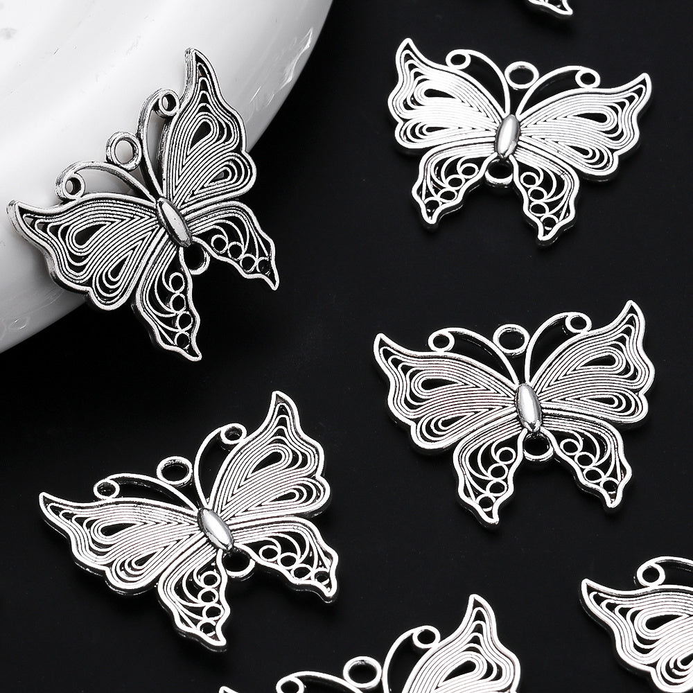 Vintage Butterfly Alloy Charms