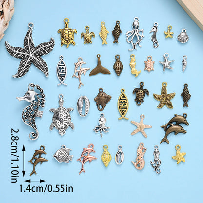 Vintage Ocean Alloy Pendants