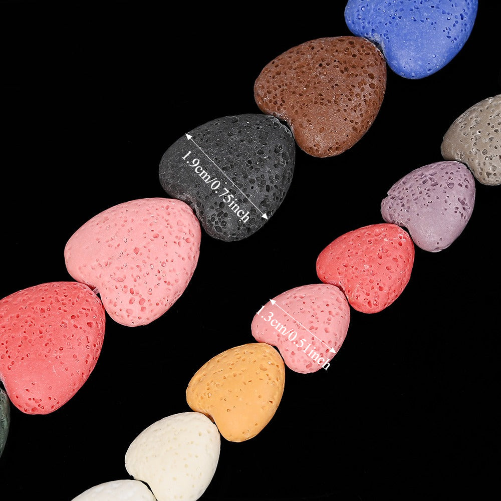 Heart-Shaped Stone Bead