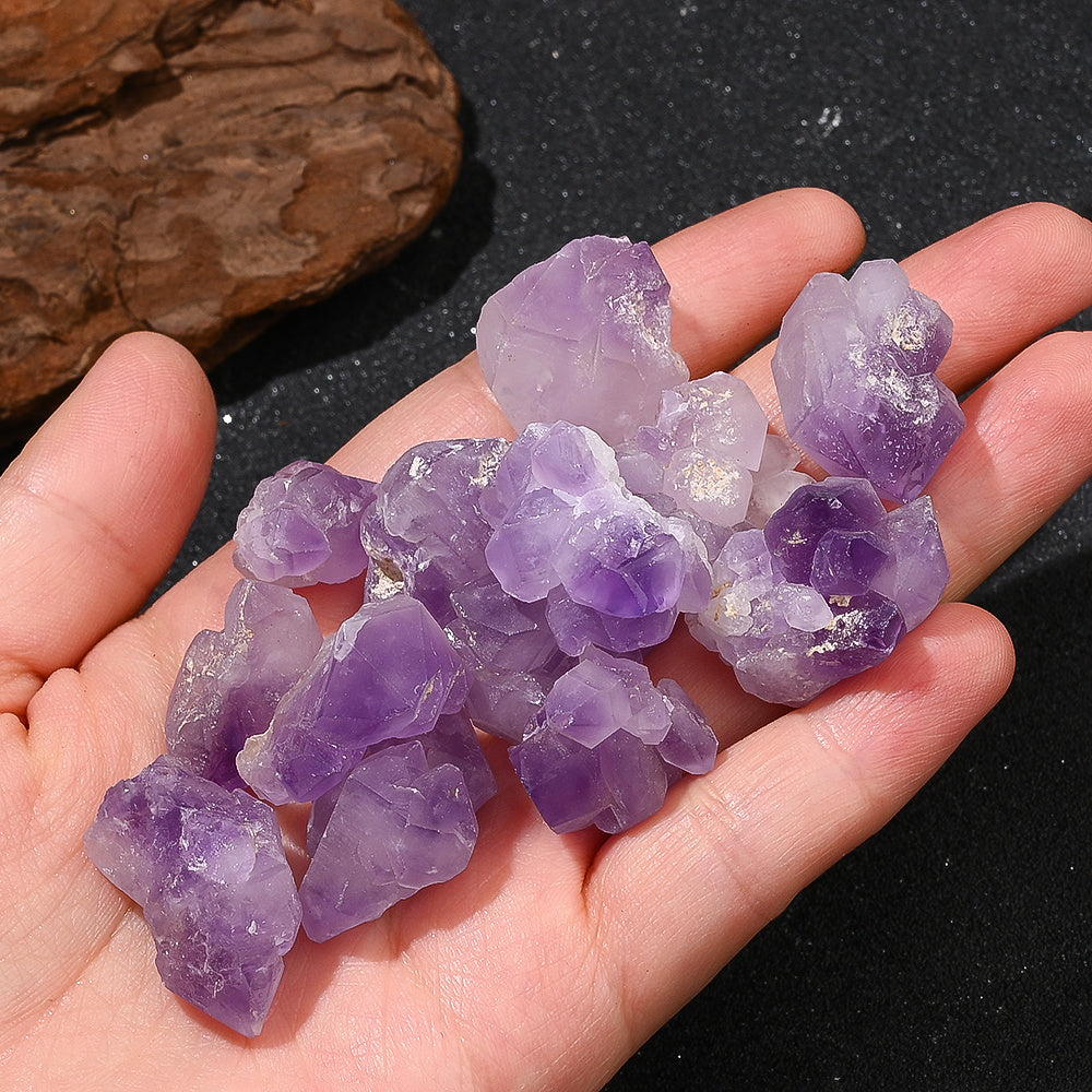 10g Purple Amethyst-Style Decorative Stone Mix