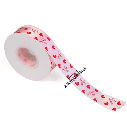 Love Heart Grosgrain Ribbon