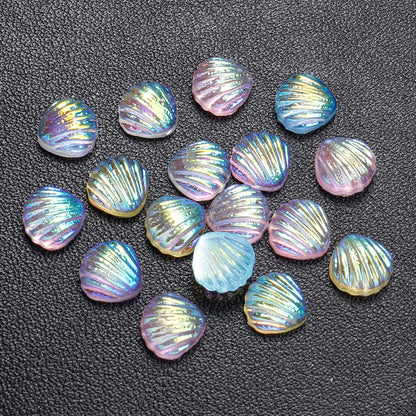 200-Piece 8x15 mm Mini Shiny Fish Flatback Resin Embellishments